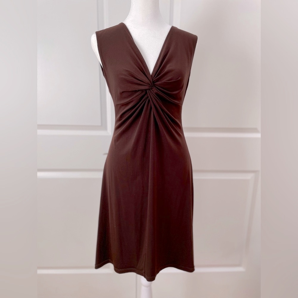 London Times Brown Cocktail Dress